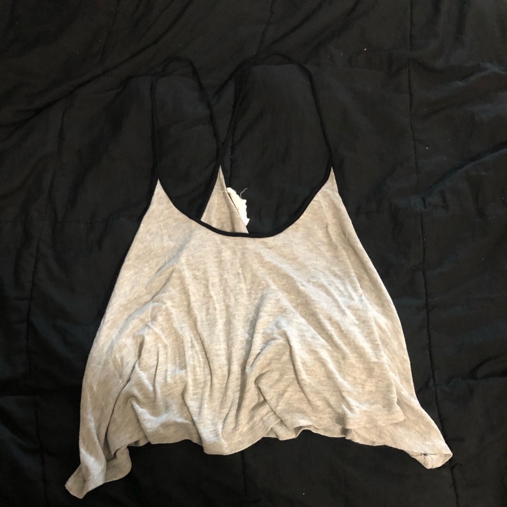 Forever 21 Gray Medium Crop Tank Top 💕